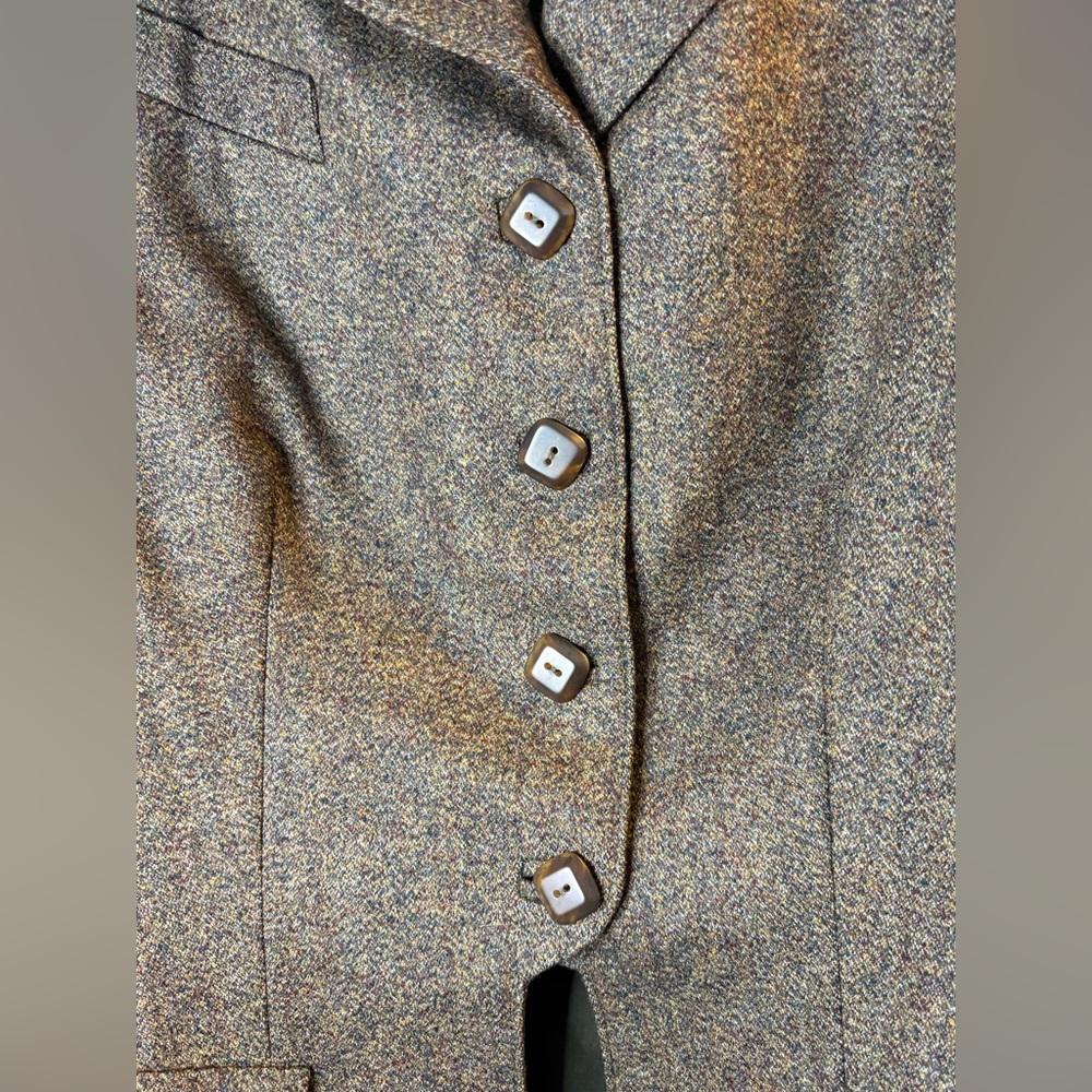 Vintage Brown Equestrian Blazer Riding Coat Size Small from The Limited - Picture 3 of 4